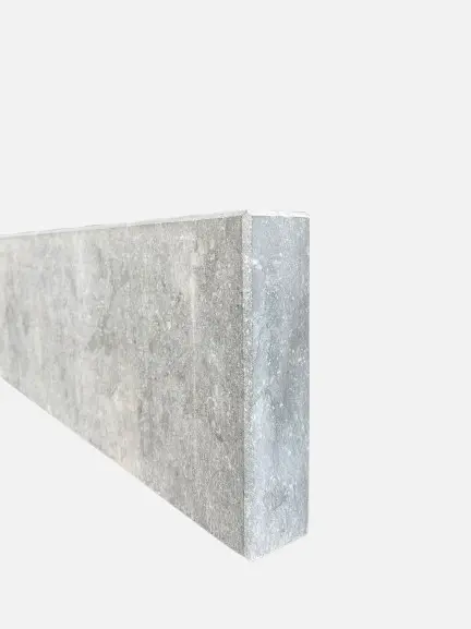 Straatboordstenen Belgische Blauwe Steen Vrije Lengte gezaagd & chanfreiné X24X8 cm - LOT N°2