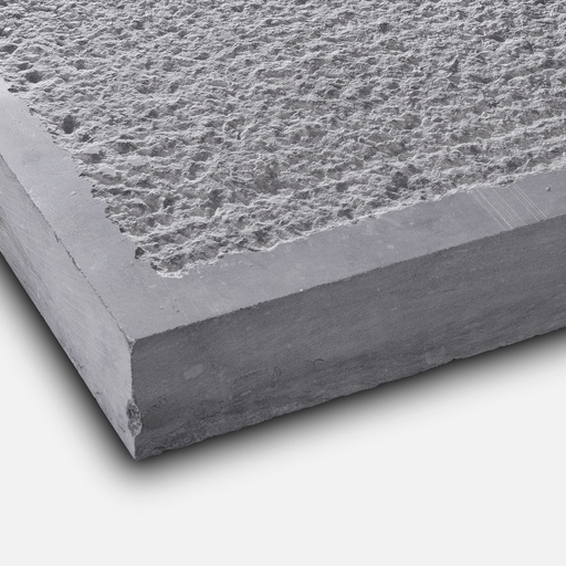 Platten Gestockte Bodenplatte Groß mit glattem Rand 29x29x5 cm